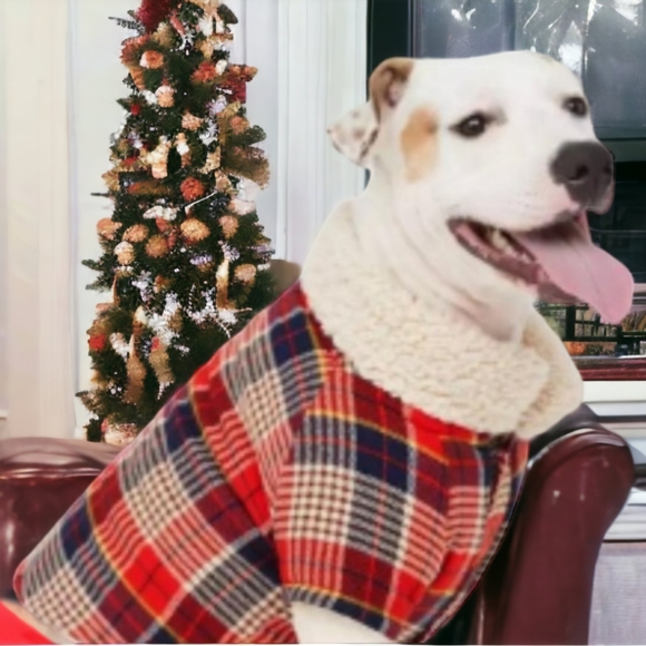 NWT - AERIE Dog Flannel Shirt - Sz S - Picture 2 of 7